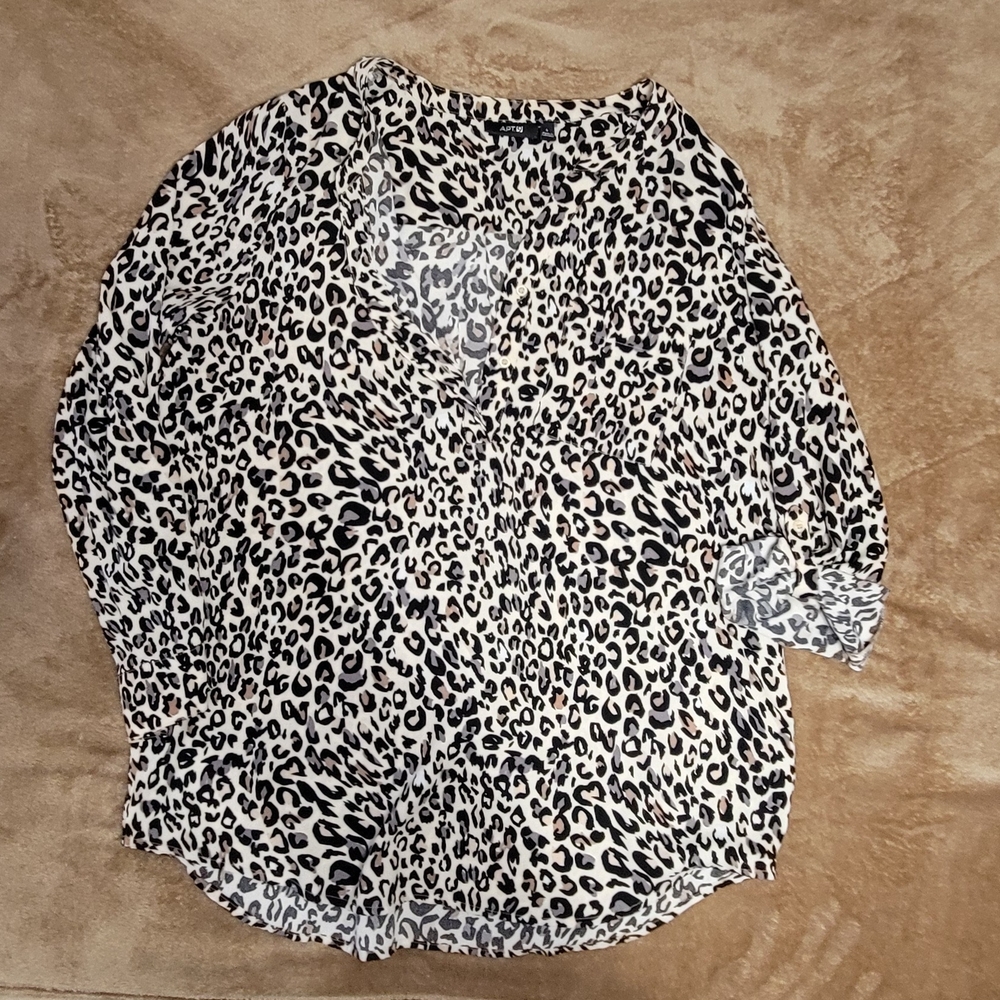 Leopard Print Women's Top